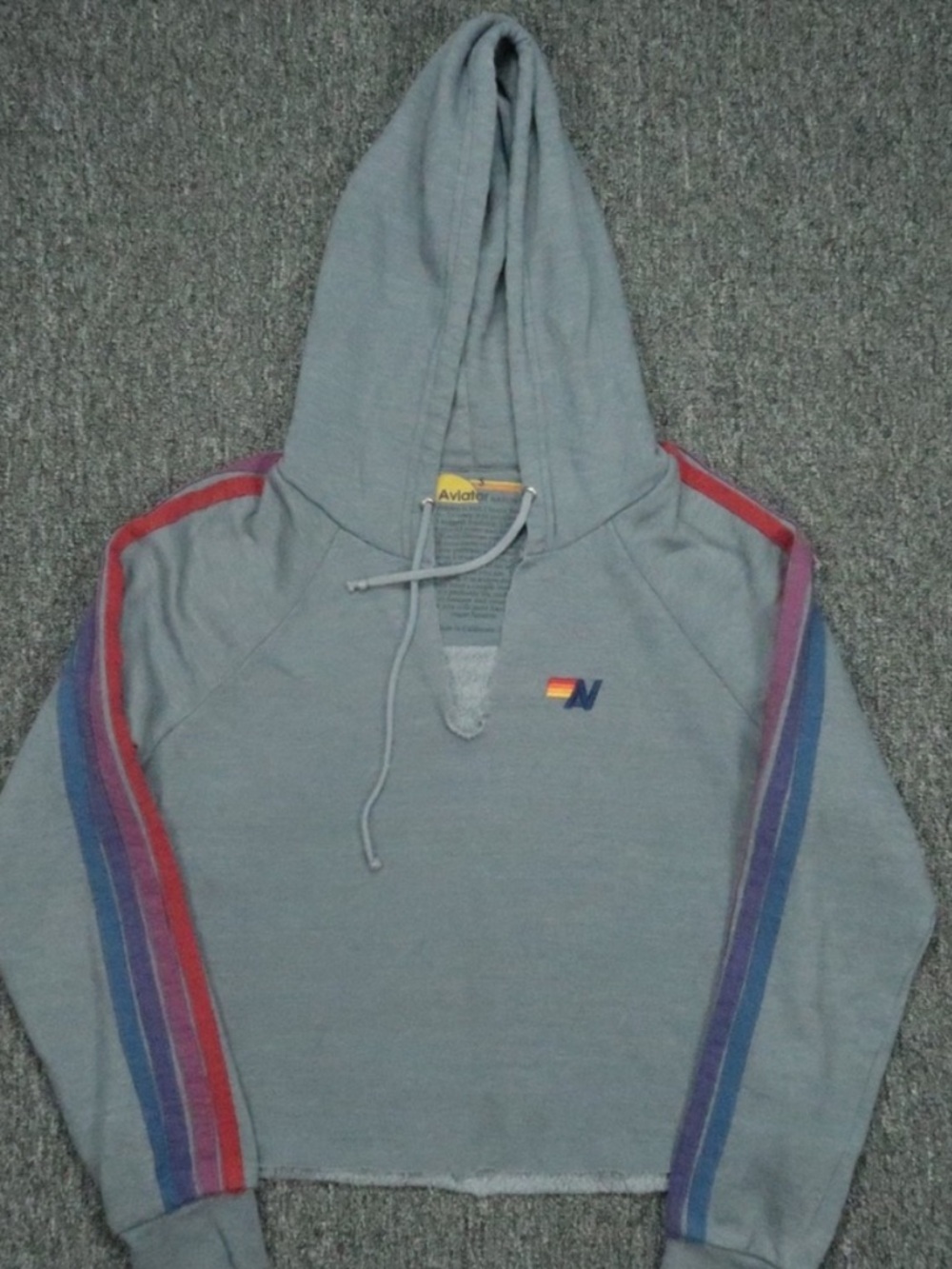 Aviator Nation cropped pullover , good used condition , size small